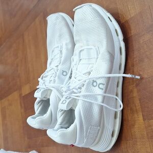 ON Cloudnova Undyed White Used Condition Women Size 7
